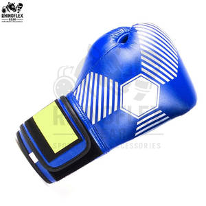 Guantes de boxeo de lucha resistentes personalizados OEM guantes de cuero de color personalizados de entrenamiento con guantes de boxeo con estampado de logotipo - Product Image 5