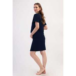 Túnica de Maternidad Ovalada de Manga Corta con Cierre para Mujer - Product Image 2