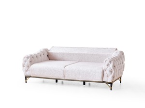 Sofá cama reclinable de lujo contemporáneo, muebles modernos de oficina para el hogar para apartamentos, hoteles, villas, juegos de sala de estar de tela duradera - Product Image 4