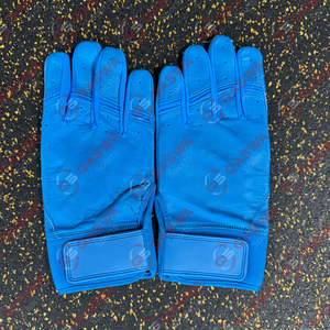 Guantes de bateo de béisbol con puño corto de color gris y negro para jóvenes y adultos, guantes de bateo de béisbol para jugadores de equipos profesionales - Product Image 5