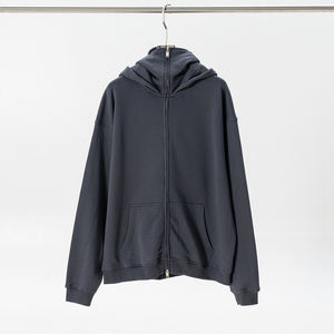 เสื้อฮู้ดมีซิปแบบมีฮู้ดผ้าฟลีซปักโลโก้อย่างยั่งยืน - Product Image 6