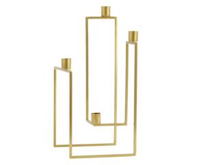 Set of 3 Metal Golden <b>Tapered</b> <b>Candle</b> <b>Holder</b> with Stand New Design Christmas <b>Candle</b> <b>Holder</b> High Quality - Product Image 5