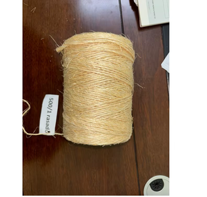 Hilo de sisal natural, cordón de fibra fuerte ecológico para alfombras, manualidades, jardinería, proyectos domésticos y aplicaciones multiusos - Product Image 2