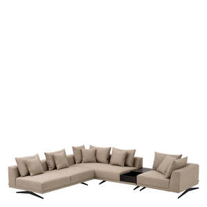 Avalon Sand Contemporary Three-Seat Loveseat <b>Sofa</b> Endless Corner Tufting <b>for</b> Home Furniture PU <b>Sponge</b> <b>for</b> Apartment Living - Product Image 3