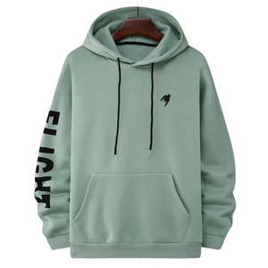 Sweat à capuche unisexe avec logo brodé personnalisé et tissu en coton épais disponible en plusieurs tailles, couleurs et étiquetage - Product Image 1