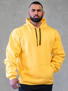 Ventes en gros de sweats à capuche pour hommes en coton 100% de haute qualité, couleurs personnalisées, sweats à capuche unisexes surdimensionnés personnalisés, broderie lourde - Product Image 4