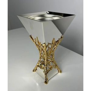 Porte-encens Mabkhara en métal argenté martelé de la plus haute qualité Brûleur Bakhoor traditionnel Diffuseur de parfum de maison classique - Product Image 1