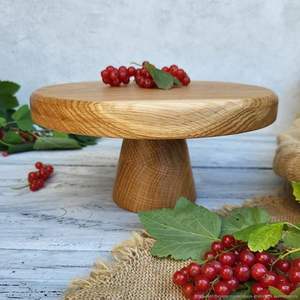 Support de pièce maîtresse en bois massif fabriqué à la main pour décor de ferme boulangerie affiche les célébrations de la maison emballées dans un sac OPP - Product Image 1