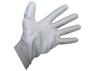 2 paia di guanti grigi in poliestere e poliuretano, taglia XL (Mader 96390) - Product Image 3