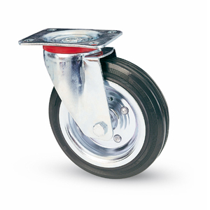 Ruota Girevole per Carrelli Art. 80 mm.200 - Piastra 140x110 mm - Product Image 1