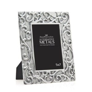 Luxueux Qualité Métal Magnifique Look Designer Argent Brillant Poli Rectangle Forme Table Top Cadre Photo À Prix Impressionnant - Product Image 1