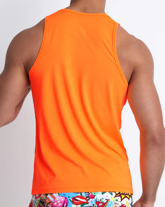 เสื้อกล้ามกีฬาถักเนื้อนิ่มระบายอากาศได้ดีสำหรับผู้ชายเสื้อวิ่งลำลองดีไซน์ไม่เหมือนใครพร้อมโลโก้ด้านหน้า - Product Image 5