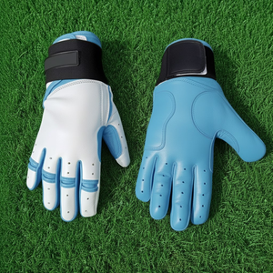 Gants de baseball en cuir respirants antidérapants écologiques durables en gros Logo personnalisé Gants de frappe rembourrés professionnels - Product Image 1