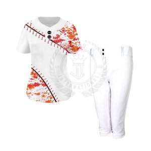 Uniformes de Softbol Personalizables para Mujer, Transpirables, de Fabricación Propia, Diseño Nuevo, Última Moda - Product Image 2