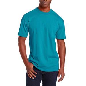 100% algodón pesado camiseta verano color sólido 230 G hombres blanco casual todo-fósforo cuello redondo otoño hombro manga corta - Product Image 5