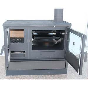 Estufa de Leña para Interiores DORELLO SOBA, Modelo Mf245, Color Negro Mate, Chimenea Independiente para Leña, Fuente de Calefacción Acogedora - Product Image 3