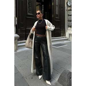 <b>Women's</b> Belted <b>Pocket</b> Detail <b>Cardigan</b> 5171 - Product Image 3