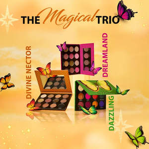 Palette de fards à paupières Divine Nectar Shimmer - Fard à paupières minéral longue tenue, résistant à l'eau, sans cruauté, pour femmes - Product Image 2