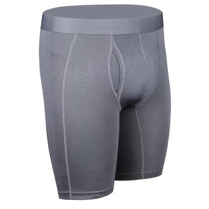Sous-vêtements pour hommes sous-vêtements confortables à séchage rapide sans couture pour hommes sous-vêtements en coton spandex personnalisé rayé Logo imprimé Boxer court Oem - Product Image 4