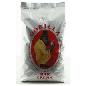 Superventas 1kg Super Bar Crema Gorilla Coffee Beans Premium Espresso Roast Sabor aromático Mezcla suave y equilibrada para cafés - Product Image 3