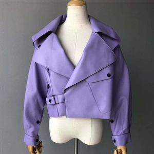 Chaqueta de piel auténtica personalizada para mujer, abrigo de piel auténtica holgado de invierno OEM ODM disponible - Product Image 5