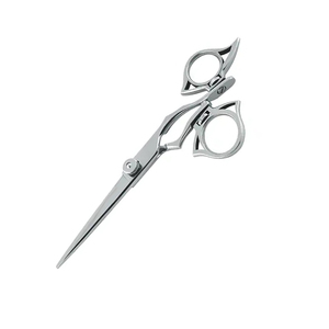 กรรไกรสแตนเลสสำหรับร้านตัดผมพร้อมแหวนปรับได้กรรไกรตัดผม - Product Image 2