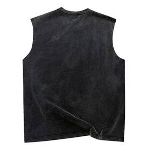 Mark's Top Pick 2025 débardeur de gymnastique pour hommes surdimensionné avec emmanchures 100% coton Fitness gilet respirant Style décontracté - Product Image 3