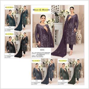 Costume pakistanais de créateur de qualité export avec travail manuel et broderie désherbage Costume Salwar d'Inde - Product Image 6