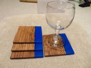 Almohadillas de aislamiento de resina epoxi taza jarras de cerveza esteras y almohadillas posavasos de vajilla esteras de bebida fabricante de corcho al por mayor SCI de India - Product Image 5