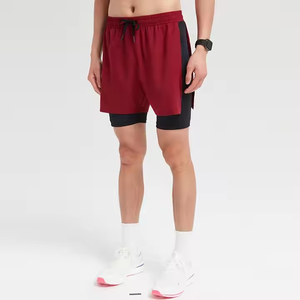 Short de gym taille haute avec logo personnalisé Fabricant de haut de coupe parfait OEM Short de course avec logo créez votre propre short de style - Product Image 3