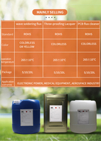 Composants électroniques, flux de soudure liquide pour soudage de circuits imprimés, flux de soudage à la vague, barres de soudure, flux sans nettoyage SMD SMT