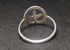 Anillos circulares hechos a mano de la mejor calidad, joyería de árbol de plata, venta al por mayor, anillo de árbol circular de Plata de Ley 925, anillos de tendencia para ella - Product Image 6