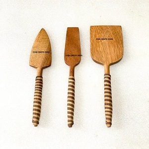 ชุดมีดตัดและหั่นเค้กทำจากไม้ชุดมีดตัดเค้กของหวานเซิร์ฟเวอร์2024ยอดนิยม - Product Image 2