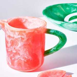 Jarra de resina moderna única, hecha a mano, duradera, ligera, elegante, decorativa, contenedor de bebidas, Ideal para entretenimiento - Product Image 6