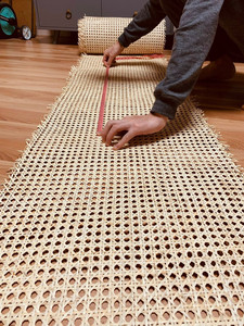 Rollo de cincha de caña de ratán hexagonal natural 100% para proyectos de bricolaje-Descuento especial en gabinete de ratán y productos agrícolas de consola - Product Image 2