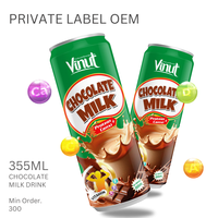Bebida de Leche con Chocolate y Alto Contenido de Calcio y Proteína, 355 ml, en Lata, Fabricación en Vietnam, Marca Blanca OEM, Muestra Gratuita
