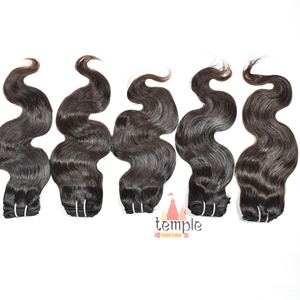 Venta al por mayor máquina vietnamita doble trama onda profunda procesamiento crudo ninguno tejido indio cuerpo onda barato extensiones de cabello humano - Product Image 5