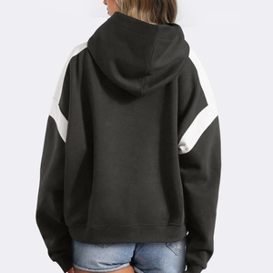Nuevo diseño, venta al por mayor, 2025 suave 450GSM, ropa de calle, sudaderas con capucha y sudaderas de mujer de gran tamaño, sudadera de invierno de peso pesado para damas - Product Image 6