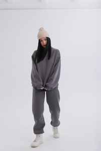 Fabricante exquisito 2 piezas casual Sudadera con capucha chándal hecho a mano de alta calidad 100% algodón Tech Fleece liso de gran tamaño Drop-shoulder - Product Image 4