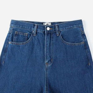 Vente en gros OEM nouvelle mode jeans pour hommes jambe droite rue haute vintage jambe large hommes jeans en denim - Product Image 3
