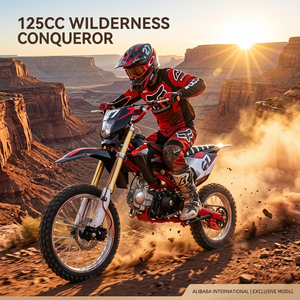 Minimoto de <span class=keywords><strong>Cross</strong></span> de 125cc, Motocicleta de Gasolina de 4 Tiempos para Adultos, Motocross Todoterreno, Pit Bike Deportiva de 125cc - Product Image 4