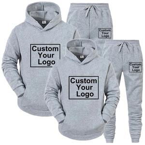 Vêtements de sport surdimensionnés en polaire pour hommes et femmes, ensemble de deux pièces d'hiver, pulls à manches longues, pantalons décontractés, sports d'automne - Product Image 4