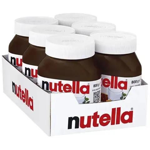 15 Pcs pcs per case Nutella Chocolate Cartoon Box Sweet Packaging Solid Biscuit Color Weight Form Nutella Chocolate Ferrero