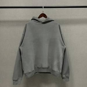 2025 nouveauté haute qualité 80% coton Baggy sweats à capuche Logo personnalisé épaule tombante brodé Technique automne hiver tenue décontracté - Product Image 3