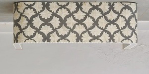 Taburete decorativo MDF vintage moderno con incrustaciones de hueso estilo de diseño tradicional para consola otomana de dormitorio - Product Image 5