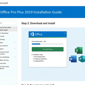 Clave Digital de <span class=keywords><strong>Office</strong></span> <span class=keywords><strong>2019</strong></span> <span class=keywords><strong>Professional</strong></span> <span class=keywords><strong>Plus</strong></span> para 1 PC, Licencia Global con Activación de por Vida para Sistemas Win10/11, Disponible - Product Image 2