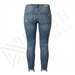 Pantalones Vaqueros de Invierno para Mujer, Corte Recto, 100% Algodón, Transpirables, de Secado Rápido, Personalizables, de Alta Calidad, Nueva Colección, Superventas - Product Image 2