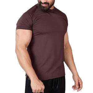 Camiseta Deportiva de Gimnasio 100% Algodón, Lisa, con Logotipo Personalizado al por Mayor, Corte Regular para Hombre, Ropa Deportiva Informal y Cómoda - Product Image 3