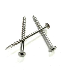 Vis en acier inoxydable Taiwan tête de clairon filetage grossier T-17 point vis en acier inoxydable vis de terrasse - Product Image 4