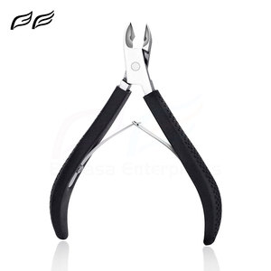 Coupe-cuticules noir de qualité supérieure en acier inoxydable pour l'élimination des peaux mortes, logo personnalisé - Product Image 1